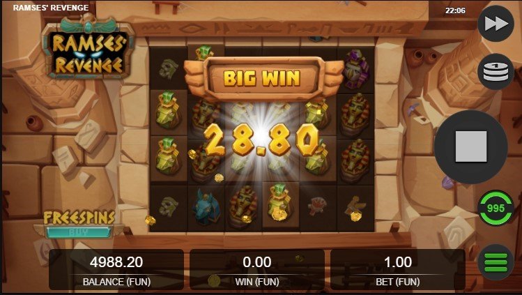 Ramses Revenge  Игровой процесс