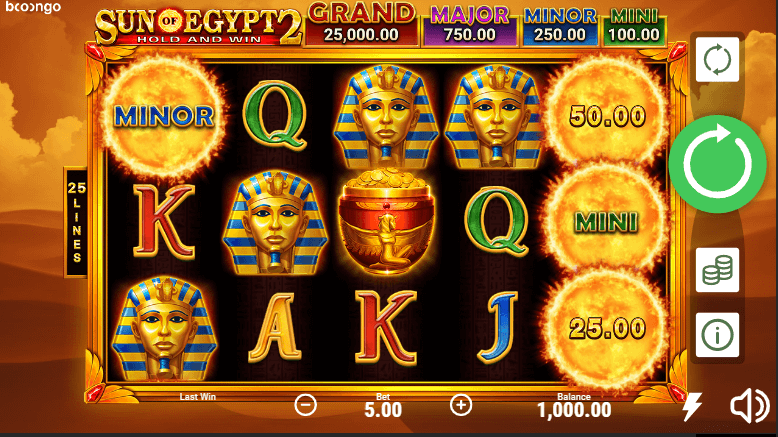 Sun Of Egypt 2 Игровой процесс