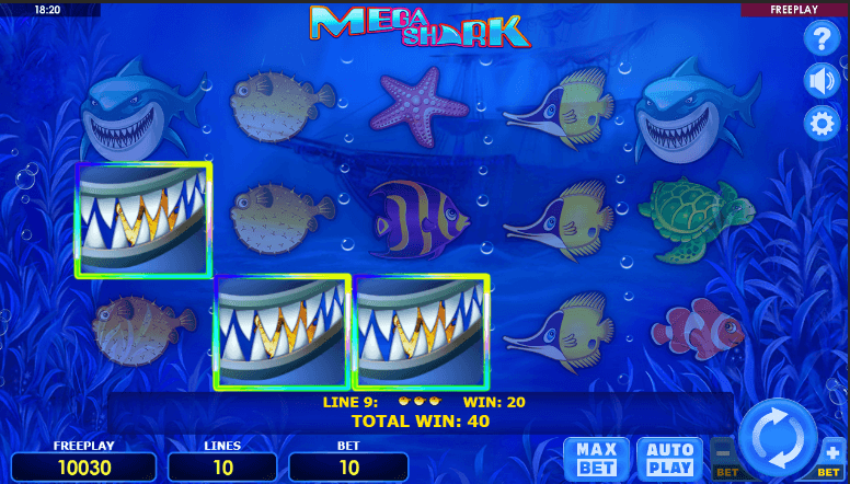 Mega Shark Игровой процесс