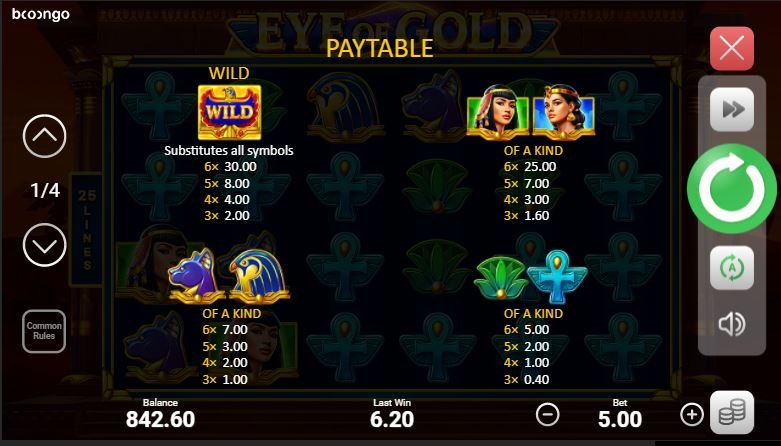 Eye of Gold Игровой процесс