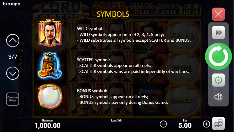 Lord Fortune Игровой процесс